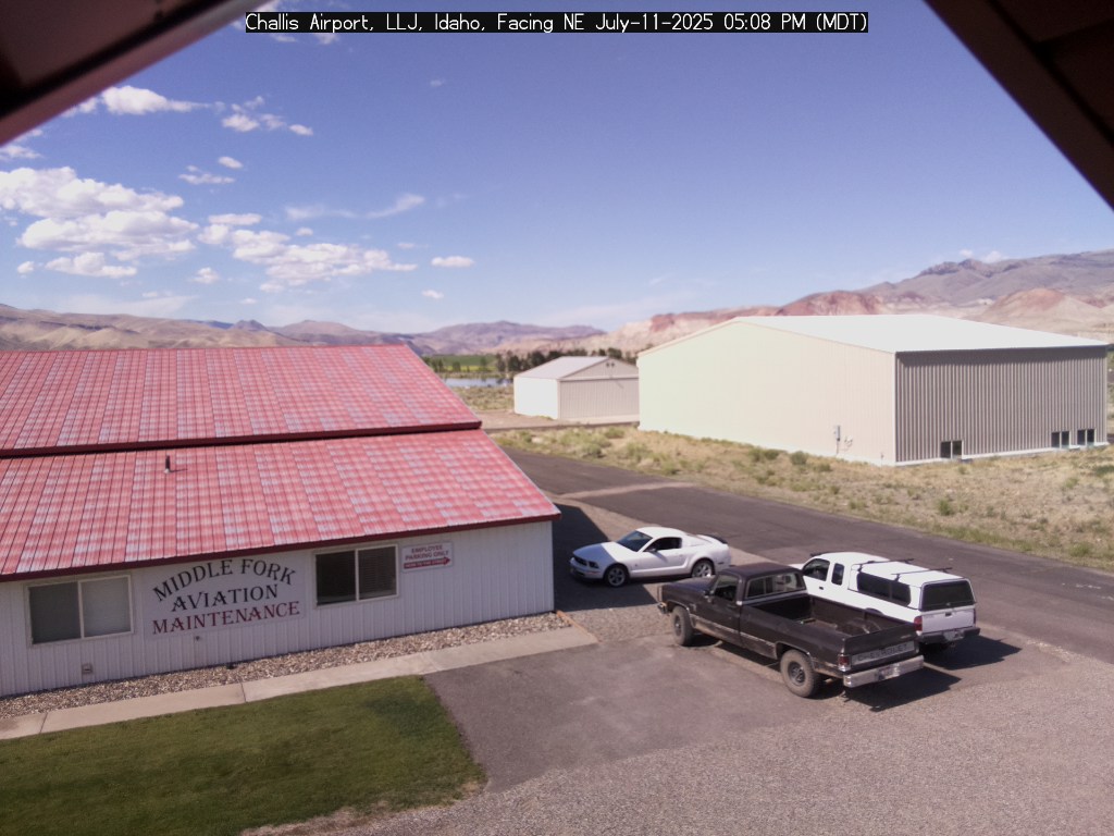 Challis, Multiple Views-Courtesy of Middle Fork Aviation webcam